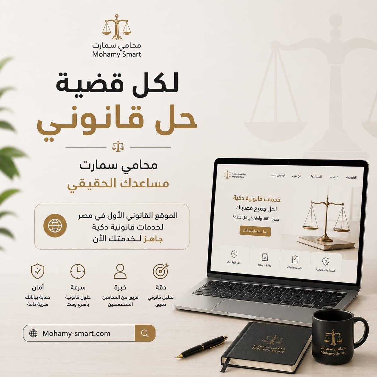 "محامي سمارت".. أول نموذج ذكاء اصطناعي مخصص لخدمة المحامين في الوطن العربي
